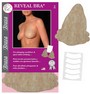 BRAZA REVEAL BRA Selbstklebender BH in Tropfenform, der die Form der Brust bewahrt, hautfarben