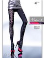 Elegante Mikrofaser-Strumpfhose mit blumigem Muster Lesley 40 DEN Elegante Mikrofaser-Strumpfhose mit blumigem Muster Lesley 40 DEN