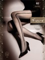Elegante Strumpfhose Katica 40 DEN mit Muster in mocca, Gr. 2 Elegante Strumpfhose Katica 40 DEN mit Muster in mocca, Gr. 2