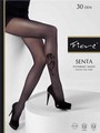 Feinstrumpfhosen mit Blumenmuster Senta 30 den in schwarz, Gr. 3 Feinstrumpfhosen mit Blumenmuster Senta 30 den in schwarz, Gr. 3