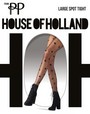 Feinstrumpfhose mit Tupfenmuster Large Spot von House of Holland for Pretty Polly, schwarz
