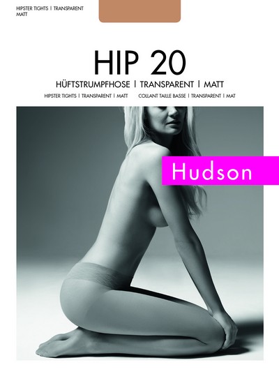 Glatte Hftstrumpfhosen Hip 20 von Hudson, schwarz, Gr. XL