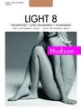 Glatte klassische Feinstrumpfhose Light 8 von Hudson, nougat, Gr. XS