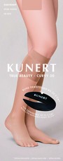 Bequeme Kniestrmpfe mit weiter Passform Curvy 20 True Beauty von Kunert