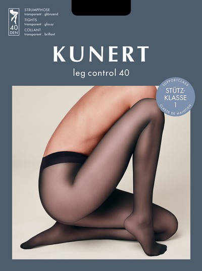 Glatte Sttzstrumpfhose Leg Control 40 von KUNERT, candy, Gr. L