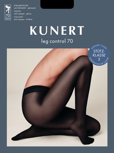 Glatte Sttzstrumpfhosen Leg Control 70 von Kunert, cashmere, Gr. XXL