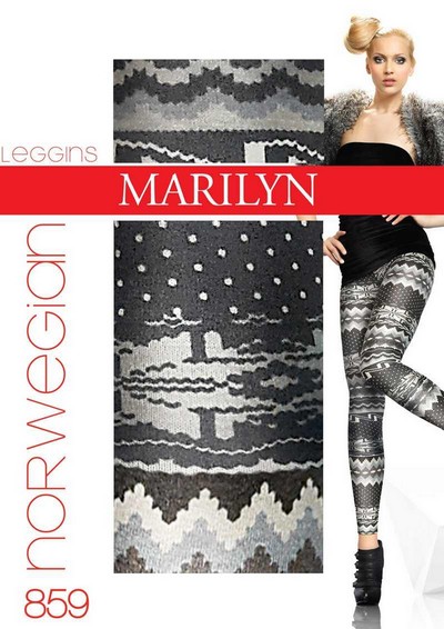 Winter-Leggings mit angesagtem Norwegermuster Norwegian, 100 DEN Winter-Leggings mit angesagtem Norwegermuster Norwegian, 100 DEN