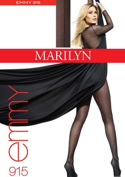 Elegante Strumpfhosen mit Naht Emmy von Marilyn, 20 DEN