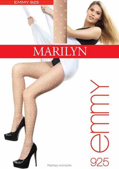 Feinstrumpfhose mit angesagtem Tupfenmuster Emmy von Marilyn, 30 DEN