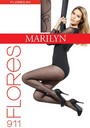 Elegante Damenstrumpfhose mit dezentem Muster Flores von Marilyn, 20 DEN