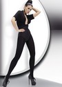 Glatte absolut blickdichte Strumpfhose Carla Velour 180 DEN, schwarz, Gr. XL