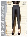 Klassisch elegante Leggings mit Nadelstreifen Gatsby von Cecilia de Rafael, schwarz, Gr. XL