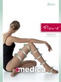 Anti-Cellulite-Strumpfhose Medica 20 DEN in graphite, Gr. XL