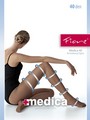 Anti-Cellulite-Strumpfhose Medica 40 DEN von Fiore, schwarz, Gr. M