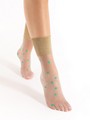 Feinsckchen mit Tupfenmuster und Bndchen mit Lurex-Effekt von Fiore