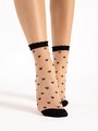 Feins�ckchen mit angesagtem Herzmuster 20 denier von Fiore, schwarz