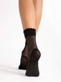 Feins�ckchen mit Massageeffekt und einem niedlichen Picot-Rand von Fiore, schwarz