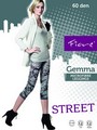 3/4-Leggings mit blumigem Muster Gemma 60 DEN