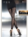 Elegante, gemusterte Leggins Lorena 30 DEN