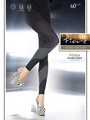 Elegante, gemusterte Leggins Venia 60 DEN, schwarz, Gr. 2