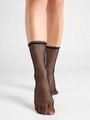 Lange Netzs�ckchen mit bezauberndem B�ndchen von Fiore, schwarz