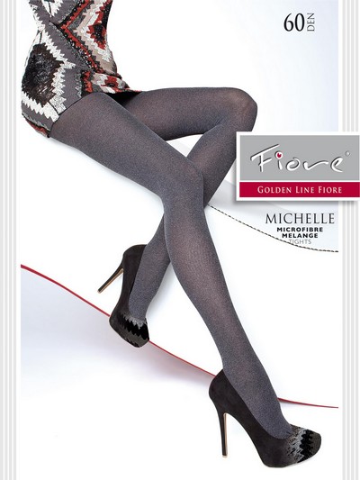 Microfaser-Strumpfhose Michelle Mf 60 den in schwarz meliert, Gr. L Microfaser-Strumpfhose Michelle Mf 60 den in schwarz meliert, Gr. L