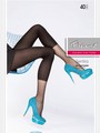 Feinstrumpfhose mit Punktmuster im Leggings-Look von Fiore, schwarz, Gr. S