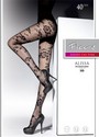 Elegante Strumpfhose mit wunderschnem Blumenmuster Alissa von Fiore