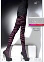 Elegante Strumpfhose mit trendigem Muster von Fiore, blaubeere, Gr. M