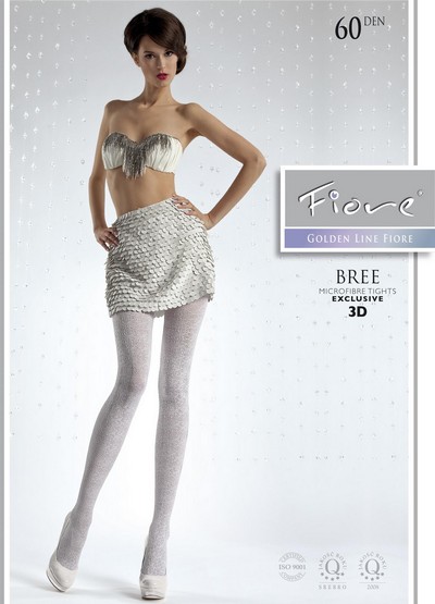 Blickdichte, durchgehend gemusterte Strumpfhose Bree von Fiore, schwarz, Gr. 4 Blickdichte, durchgehend gemusterte Strumpfhose Bree von Fiore, schwarz, Gr. 4