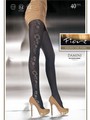 Strumpfhose mit blumigem Muster Damini 40 DEN, black, size S