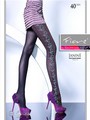 Elegante Strumpfhose mit floralem Muster Janine 40 DEN