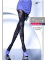 Elegante Mikrofaser-Strumpfhose mit Blumenmuster Julianna 40 DEN Elegante Mikrofaser-Strumpfhose mit Blumenmuster Julianna 40 DEN