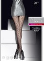 Elegante Strumpfhose mit dezentem glitzerndem Muster Valeria von Fiore, schwarz, Gr. 3 Elegante Strumpfhose mit dezentem glitzerndem Muster Valeria von Fiore, schwarz, Gr. 3