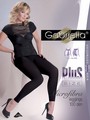 Blickdichte glatte Leggings in bergren Microfibre 100 DEN Plus Size, schwarz, Gr. XL/XXL