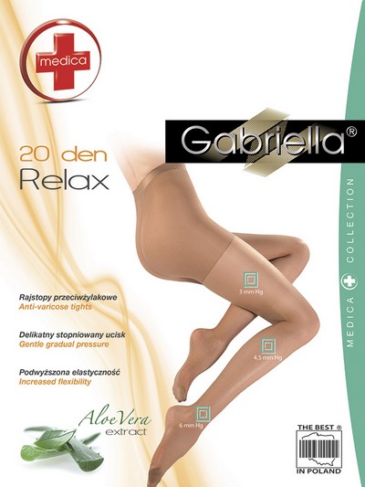 Bequeme Feinstrumpfhose mit Anti-Cellulite-Wirkung Relax 20 DEN