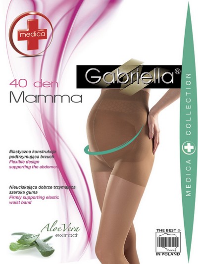 Bequeme Feinstrumpfhose für Schwangere 40 DEN, beige, Gr. M Bequeme Feinstrumpfhose für Schwangere 40 DEN, beige, Gr. M
