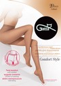 Bequeme, glatte Feinstrumpfhose mit verstrktem Hschenteil 20 denier von Gatta, visone, Gr. S