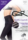 Blickdichte Strumpfhose mit elegantem Spitzenbund Softi-Comfi 140 von Gatta, schwarz, Gr. S Blickdichte Strumpfhose mit elegantem Spitzenbund Softi-Comfi 140 von Gatta, schwarz, Gr. S