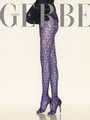 Edle Strumpfhose mit ornamentalem Muster Lyrique von Gerbe, schwarz, Gr. L Edle Strumpfhose mit ornamentalem Muster Lyrique von Gerbe, schwarz, Gr. L