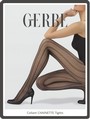 Elegante Feinstrumpfhosen mit verfhrerischem Streifenmuster Chainette, braun, Gr. M