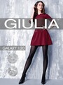 Blickdichte, elegant glänzende Strumpfhose Galaxy 120 von Giulia, schwarz, Gr. M