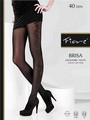 Feinstrumpfhose mit floralem Muster Brisa 40 den in schwarz, Gr. L Feinstrumpfhose mit floralem Muster Brisa 40 den in schwarz, Gr. L