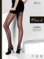 Feinstrumpfhose mit schimmerndem Muster Emira 20 den in schwarz, Gr. S Feinstrumpfhose mit schimmerndem Muster Emira 20 den in schwarz, Gr. S