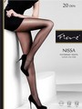 Feinstrumpfhose mit dezentem Muster Nissa 20 den in schwarz, Gr. 4 Feinstrumpfhose mit dezentem Muster Nissa 20 den in schwarz, Gr. 4
