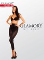 Blickdichte Leggings in Übergrößen Velvet 80 von Glamory, schwarz, Gr. XL