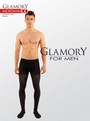 Blickdichte Microfaser-Strumpfhose fr Mnner Microman 100 von Glamory, schwarz, Gr. 3XL