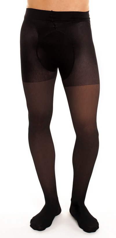 Blickdichte Stützstrumpfhose für Männer Support 70 von Glamory, schwarz, Gr. XL Blickdichte Stützstrumpfhose für Männer Support 70 von Glamory, schwarz, Gr. XL
