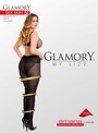 Feinstrumpfhose mit figurformendem Hschenteil Silk Skin 50 von Glamory, schwarz, Gr. XL