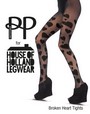 Feinstrumpfhose mit Herzmuster Broken Heart von House of Holland for Pretty Polly, schwarz Feinstrumpfhose mit Herzmuster Broken Heart von House of Holland for Pretty Polly, schwarz